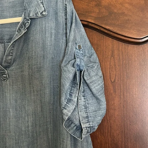 Denim Blue Casual Dress - Picture 5 of 9